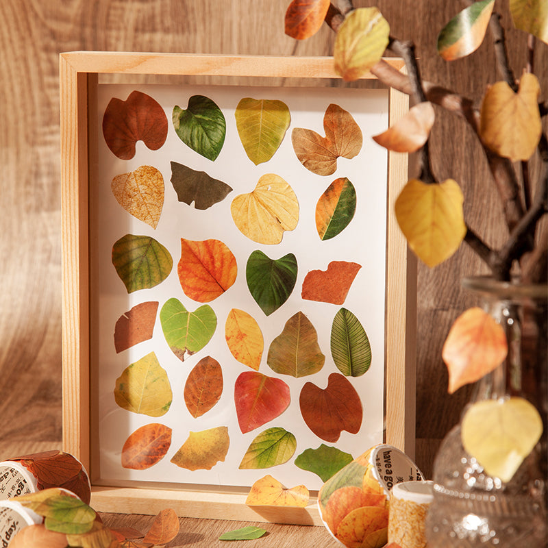 Fallen Leaves of Champs-Shaped Washi Tape