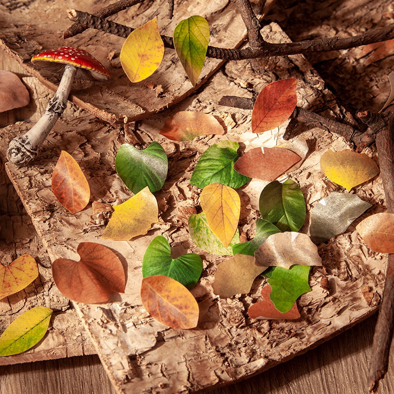 Fallen Leaves of Champs-Shaped Washi Tape