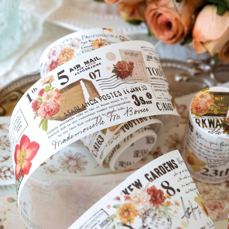 Wonderland Of Flowers Washi Tape