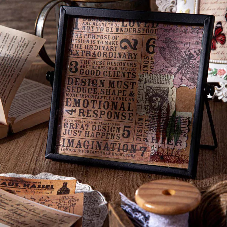 Retro Fragments Paper Materials