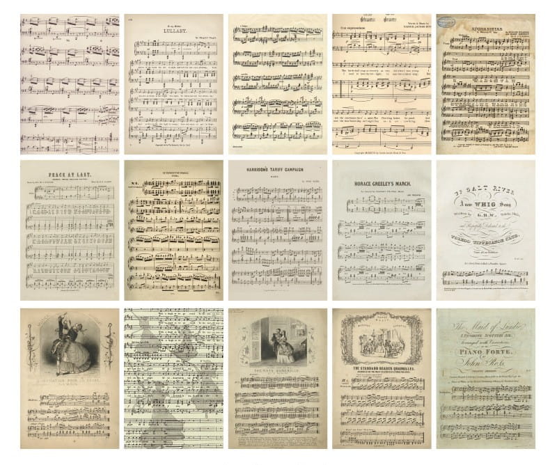 Retro Inspiration Material Paper