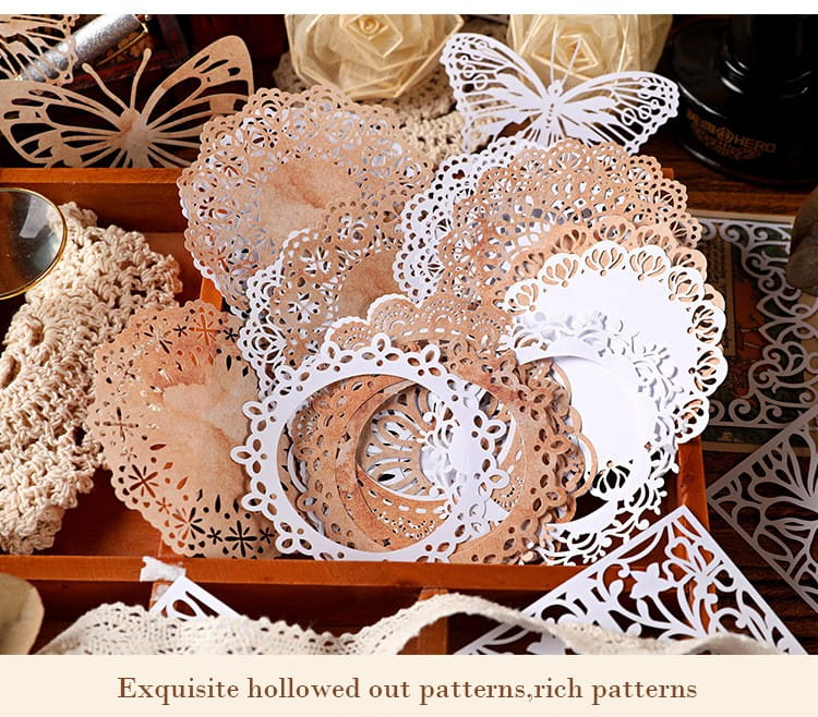 20PCS Hollow Out Paper Material
