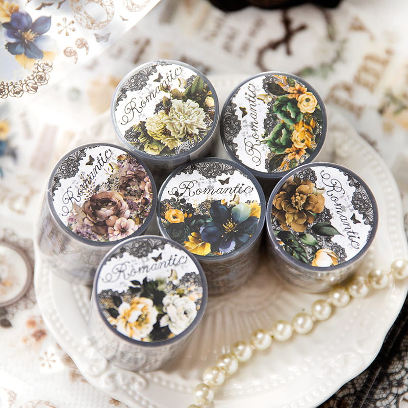 Lace Nocturne PET Decorative Tape