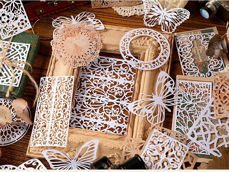 20PCS Hollow Out Paper Material