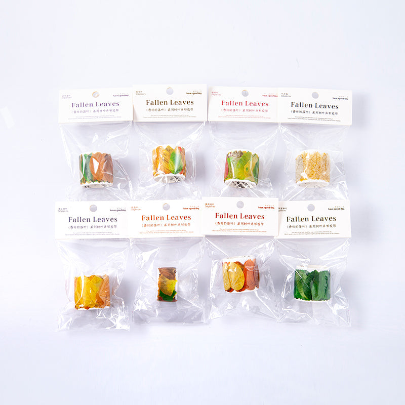 Fallen Leaves of Champs-Shaped Washi Tape