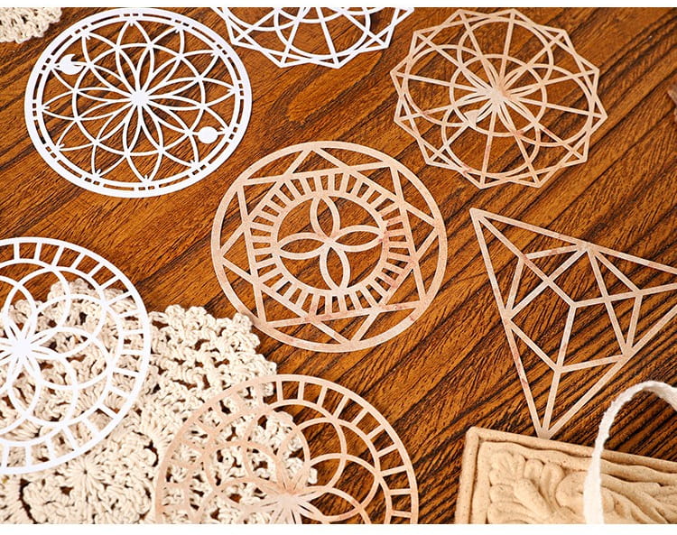 20PCS Hollow Out Paper Material