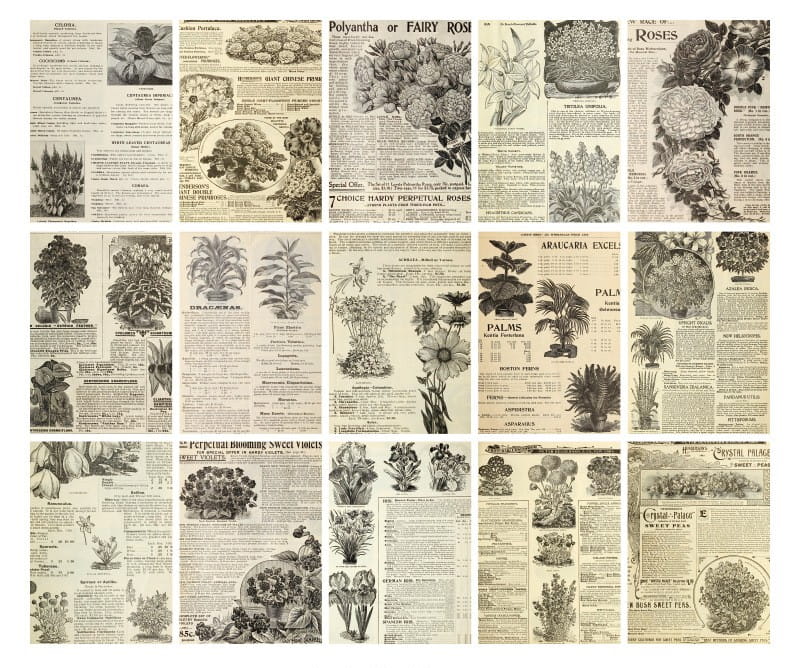 Retro Inspiration Material Paper