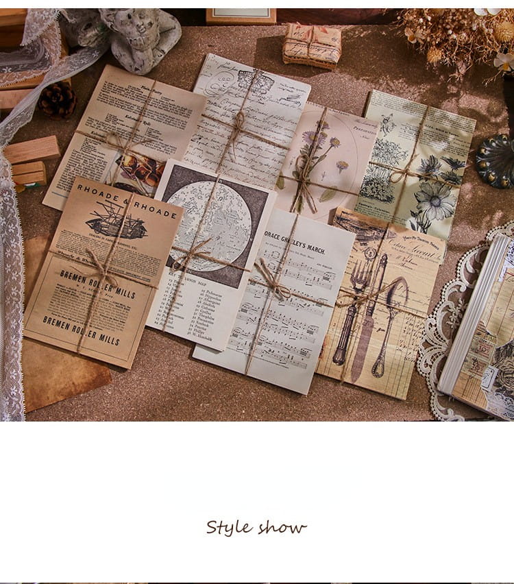 Retro Inspiration Material Paper