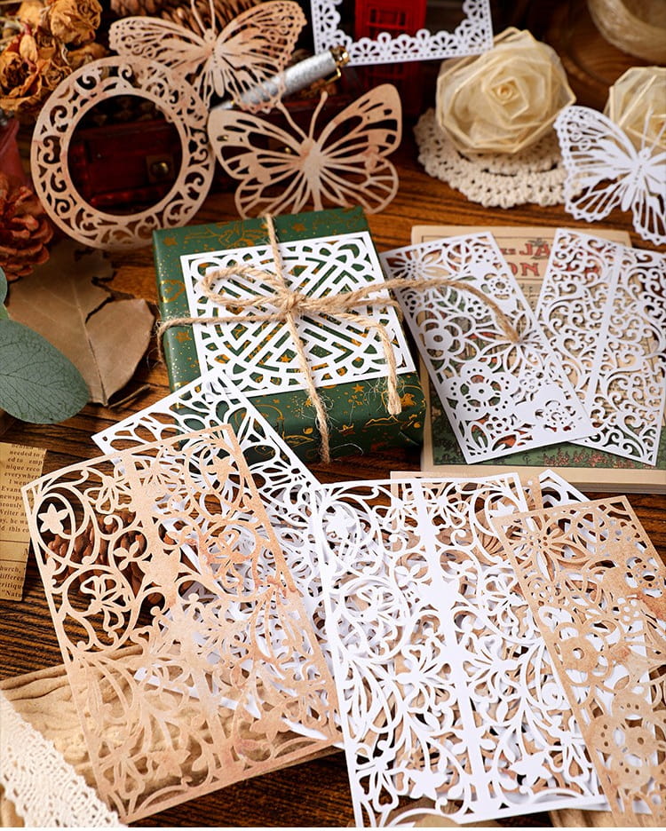 20PCS Hollow Out Paper Material