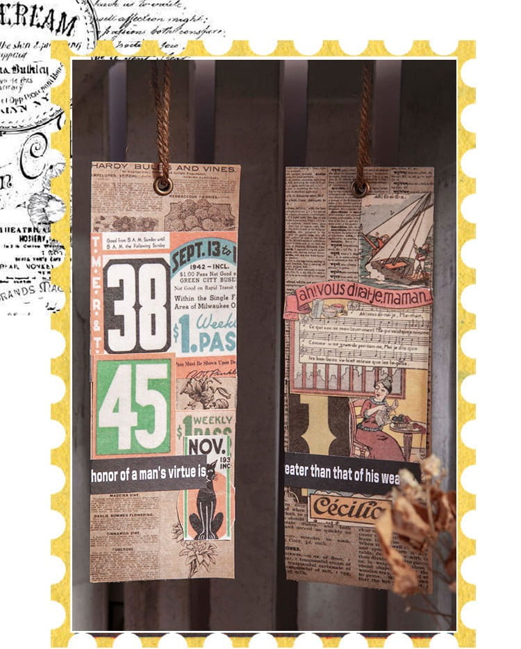 50PCS Unique Paper Book-The Age Of Things