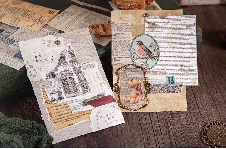 50PCS Unique Paper Book-The Age Of Things