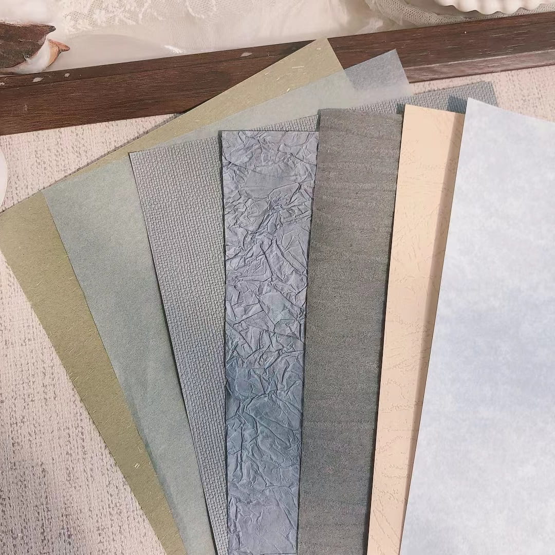 30 PCS Handmade Mesh Paper Pack