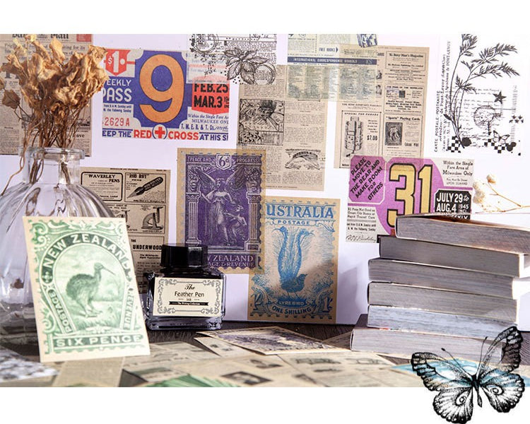 50PCS Unique Paper Book-The Age Of Things