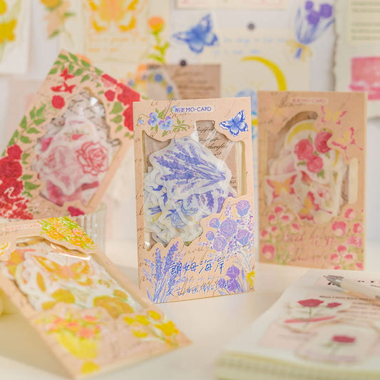 46 PCS Gentle Flowers Stickers