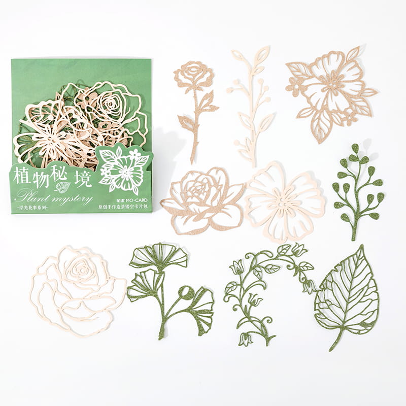 60 PCS Frame Hollow Paper