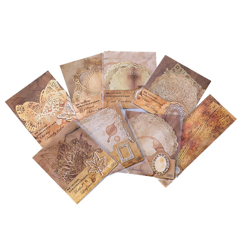 Silent Years Handmade Coffee Dyed Junk Journal Pack