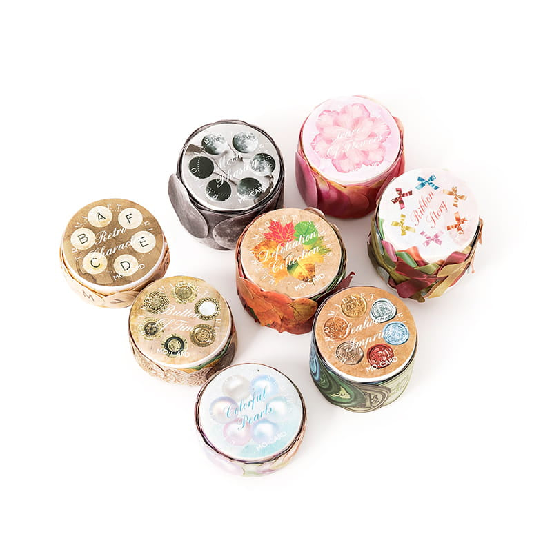 Retro Market Washi Stickers Set