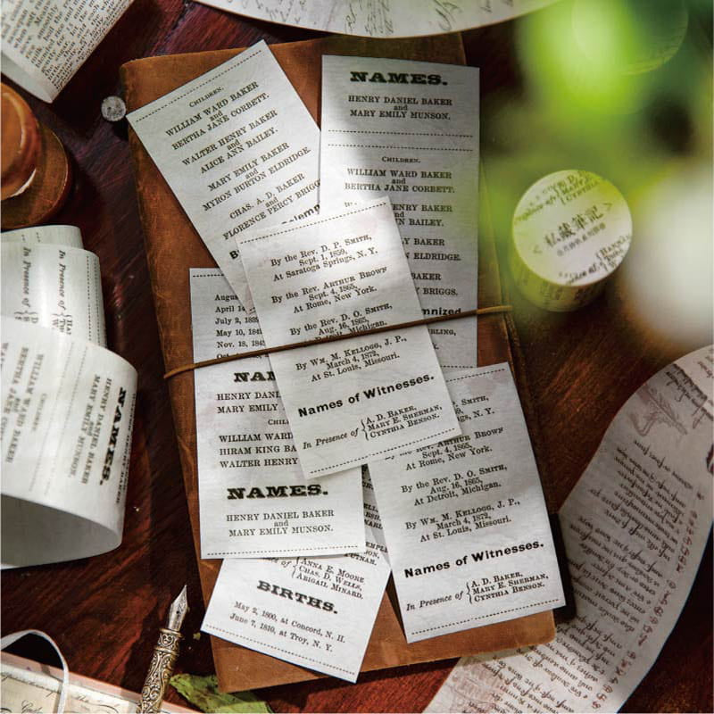 Live A Good Life Vintage Washi Tape