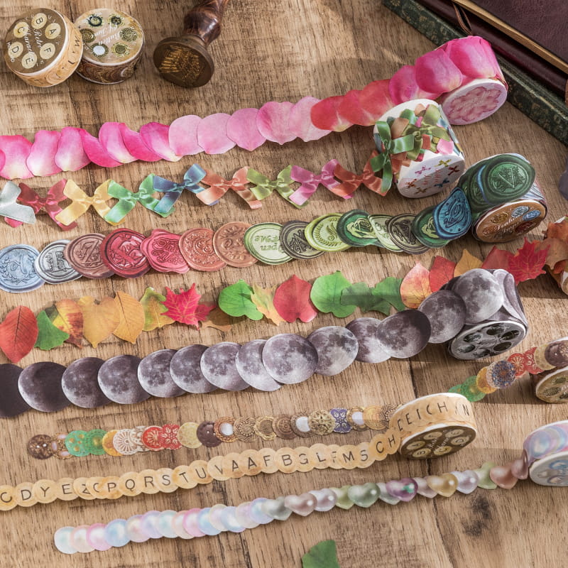 Retro Market Washi Stickers Set