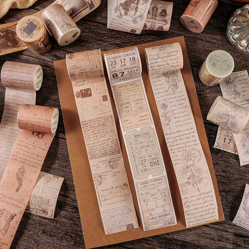 Vintage Ticket Washi Tape