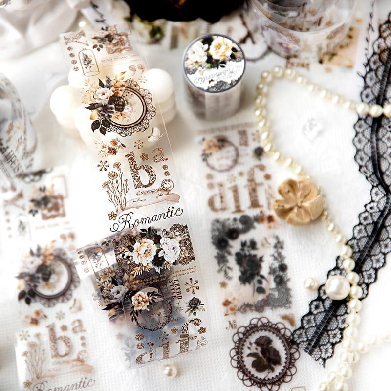 Lace Nocturne PET Decorative Tape