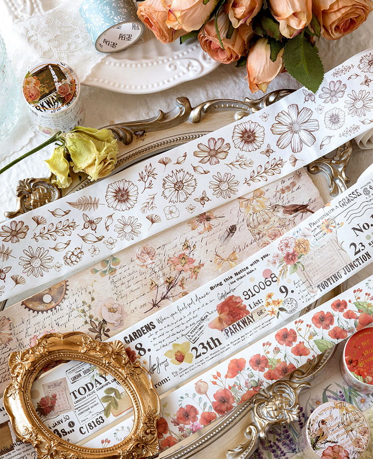 Wonderland Of Flowers Washi Tape