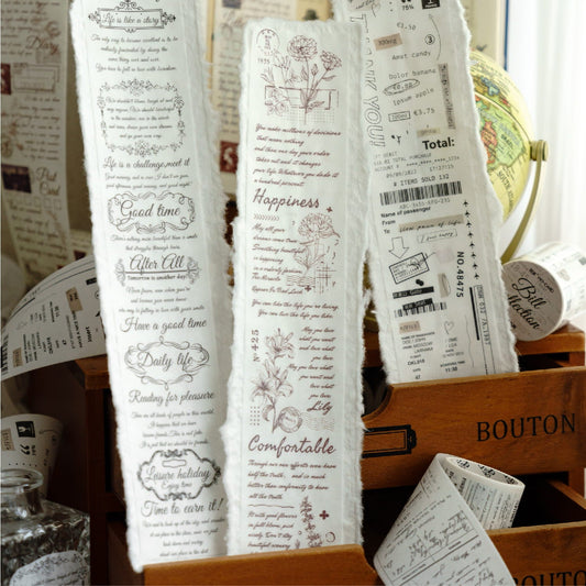 Poetry Of The Times Vintage Washi Tape
