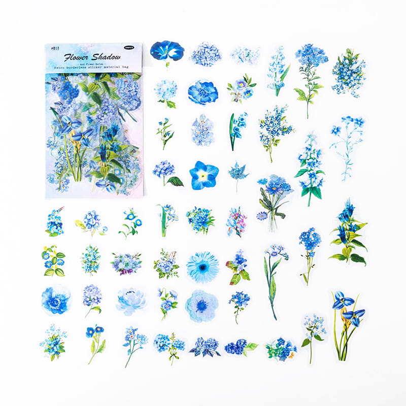 100 PCS Floral Meeting Stickers