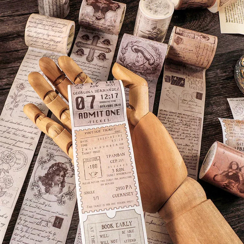 Vintage Ticket Washi Tape