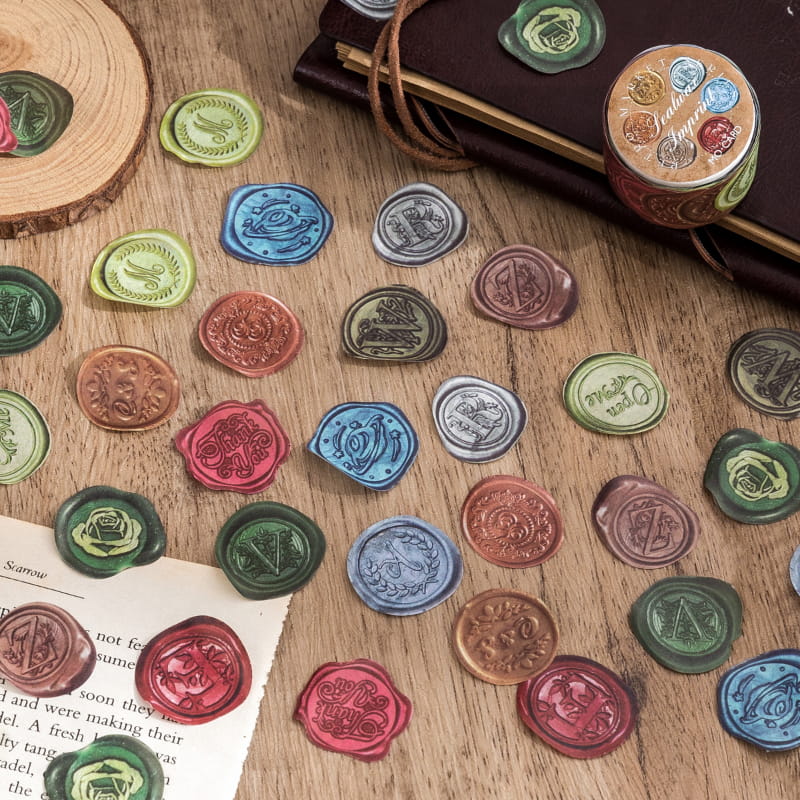 Retro Market Washi Stickers Set