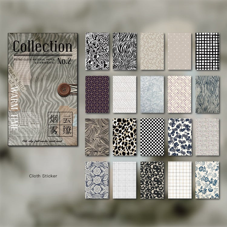 60 PCS Warm Time Material Paper