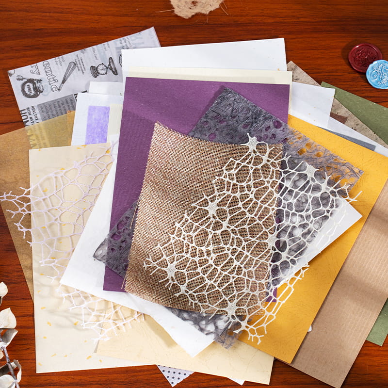 40 PCS Handmade Journal & DIY Paper Pack
