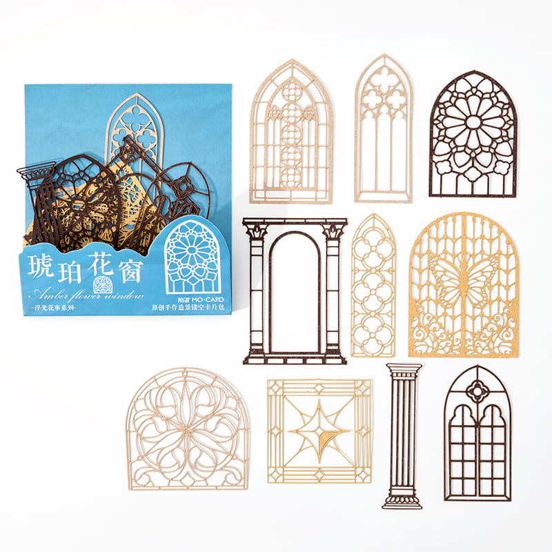 60 PCS Frame Hollow Paper