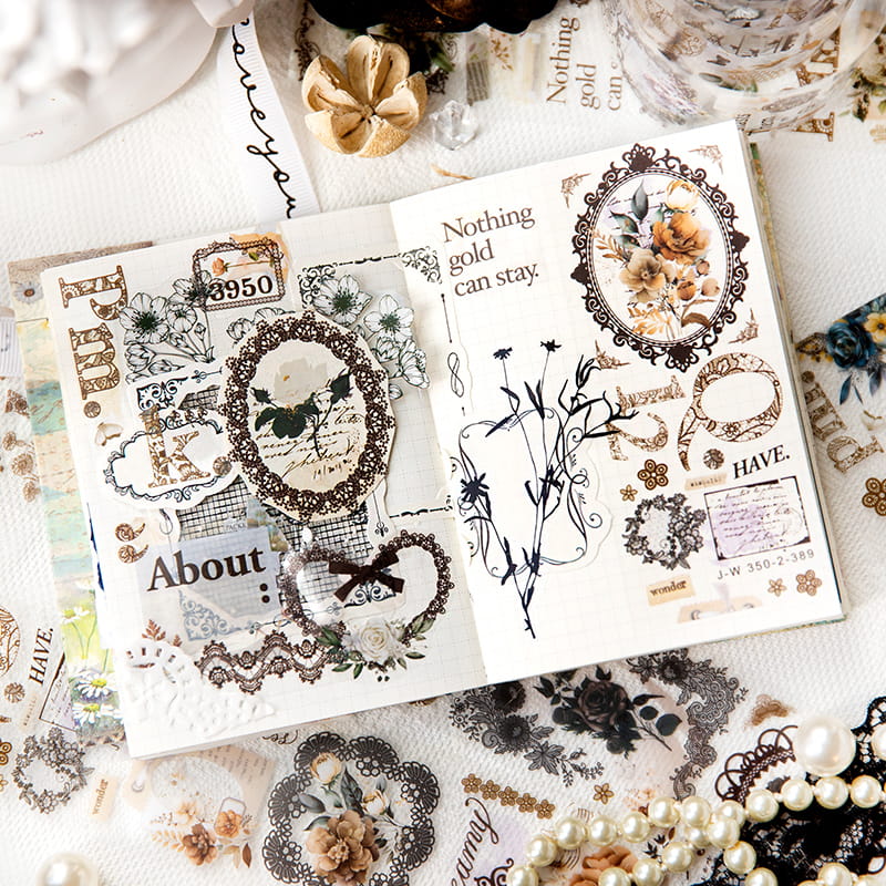 Lace Nocturne PET Decorative Tape