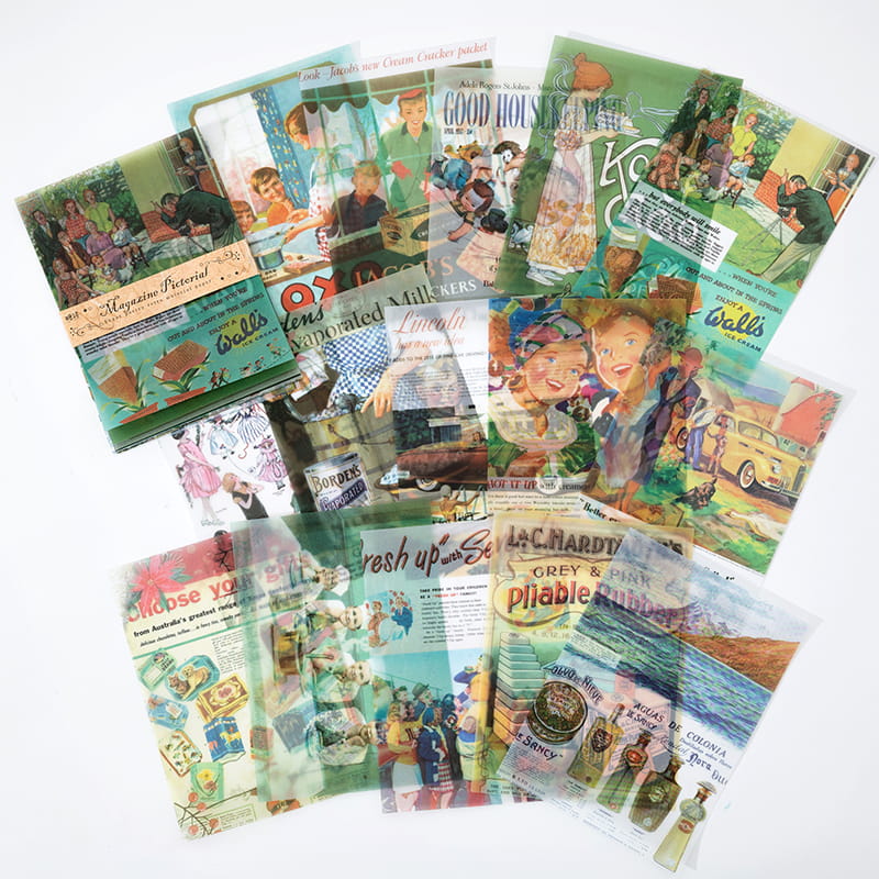 15 PCS Impression Time Retro Decorative Paper