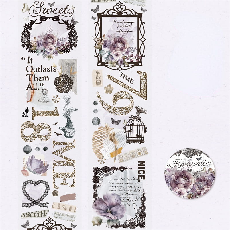 Lace Nocturne PET Decorative Tape