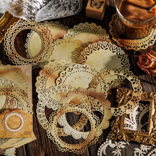 Silent Years Handmade Coffee Dyed Junk Journal Pack