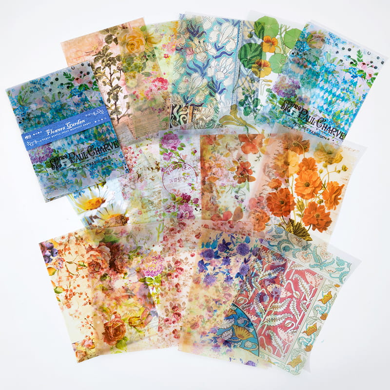 15 PCS Impression Time Retro Decorative Paper