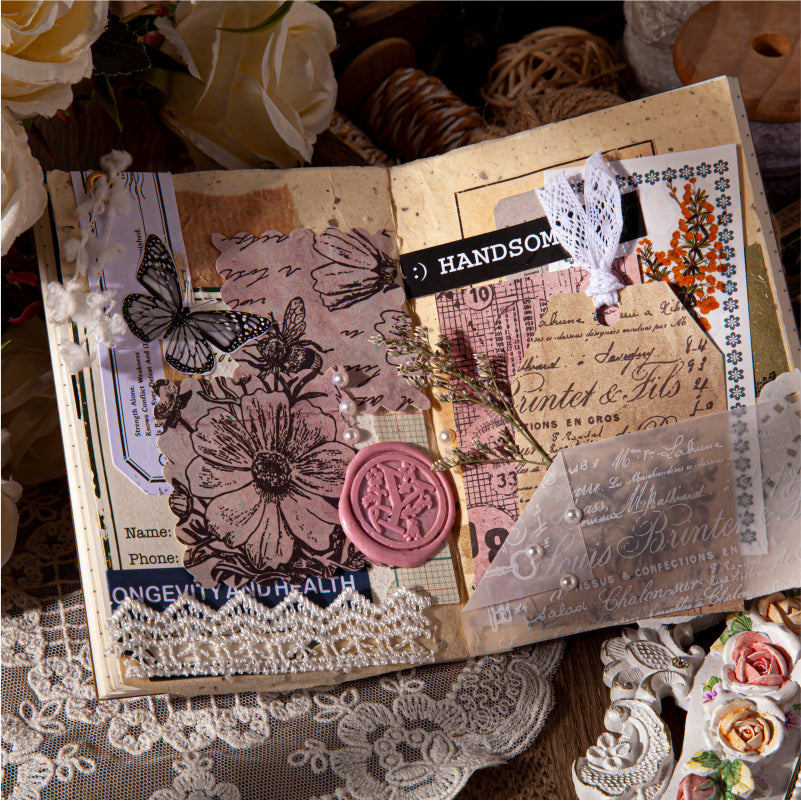 Retro Fragments Paper Materials