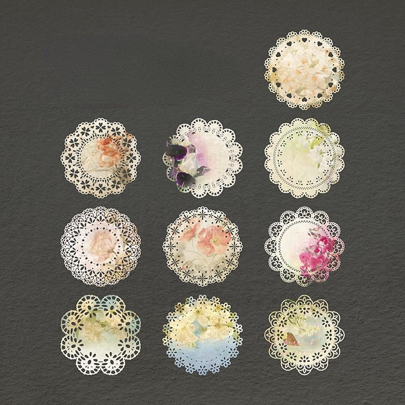 Fantasy Lace Hollow Material Paper
