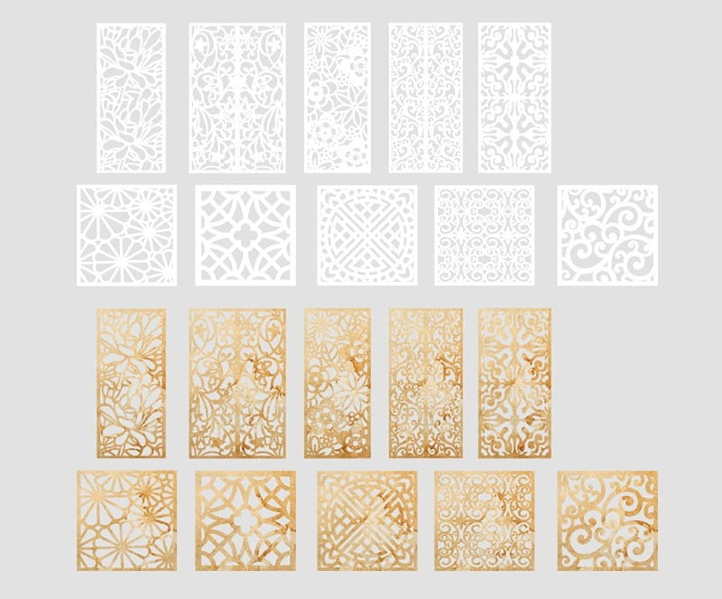 20PCS Hollow Out Paper Material