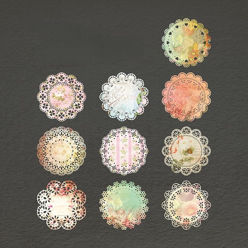 Fantasy Lace Hollow Material Paper
