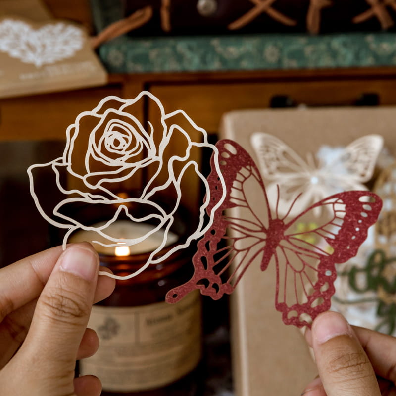 60 PCS Frame Hollow Paper