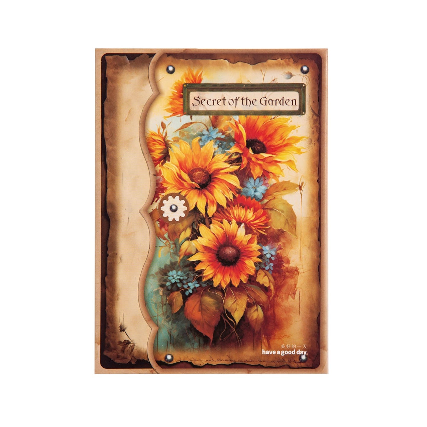 Burning Garden Material Decor Paper