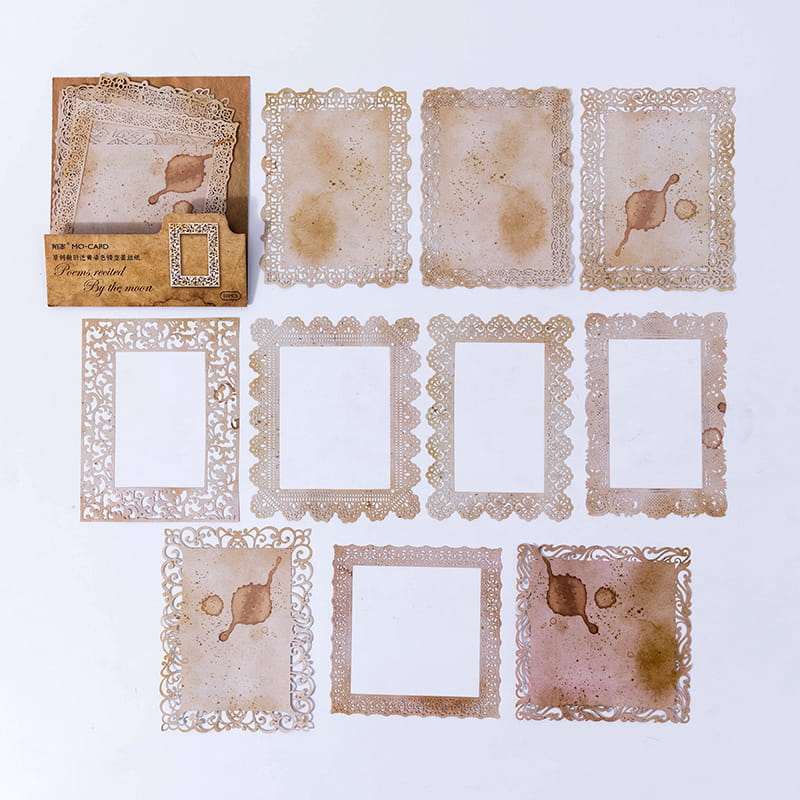 Silent Years Handmade Coffee Dyed Junk Journal Pack
