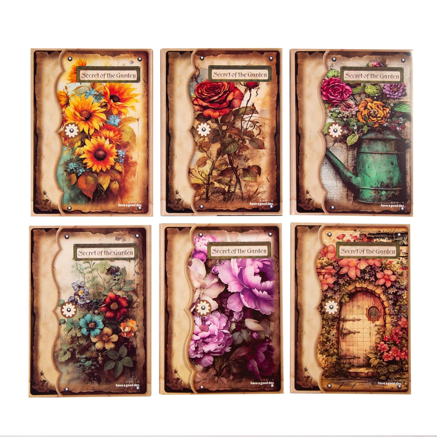 Burning Garden Material Decor Paper