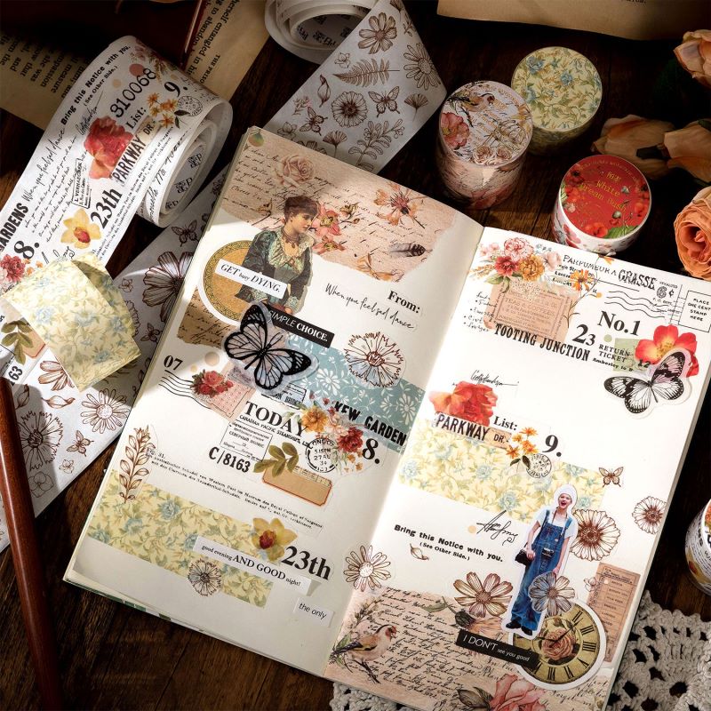 Wonderland Of Flowers Washi Tape