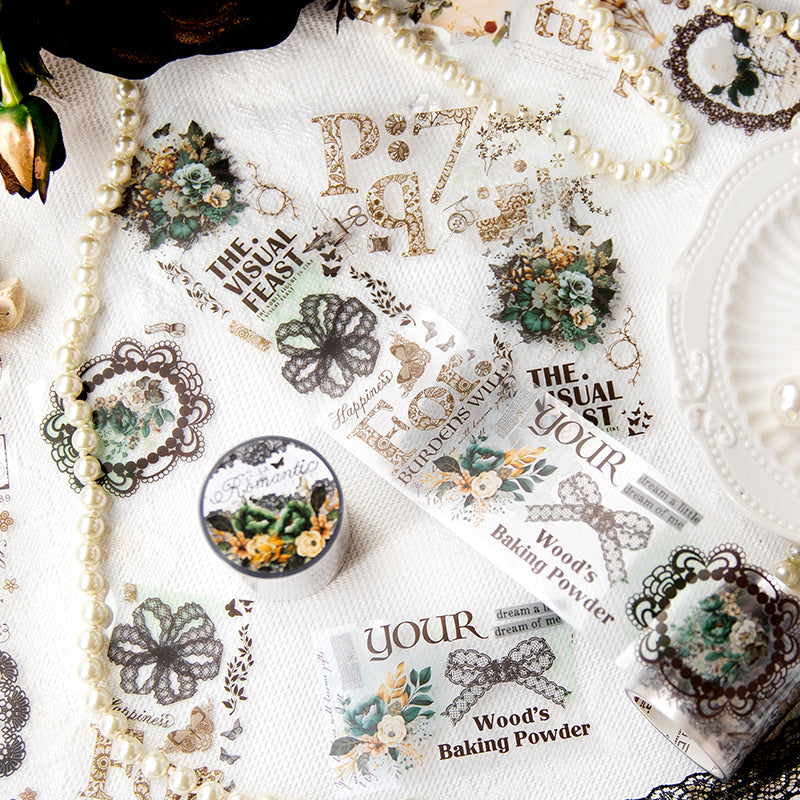 Lace Nocturne PET Decorative Tape