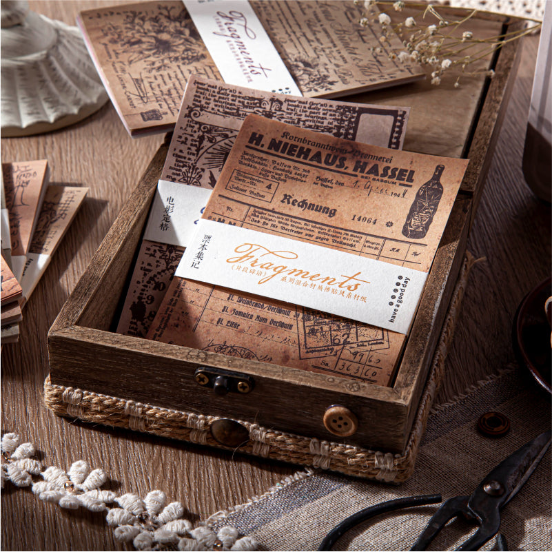 Retro Fragments Paper Materials