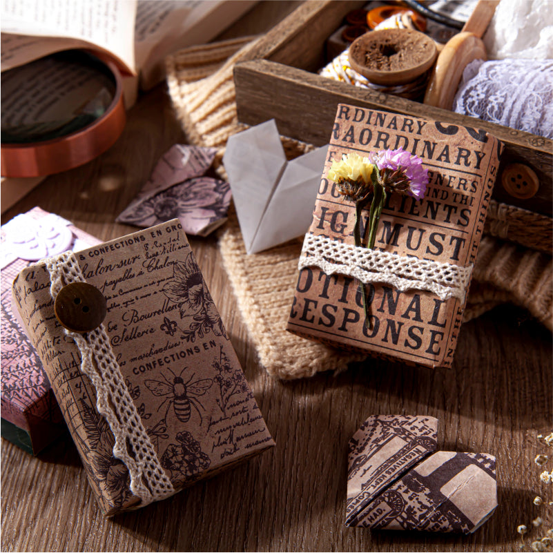Retro Fragments Paper Materials